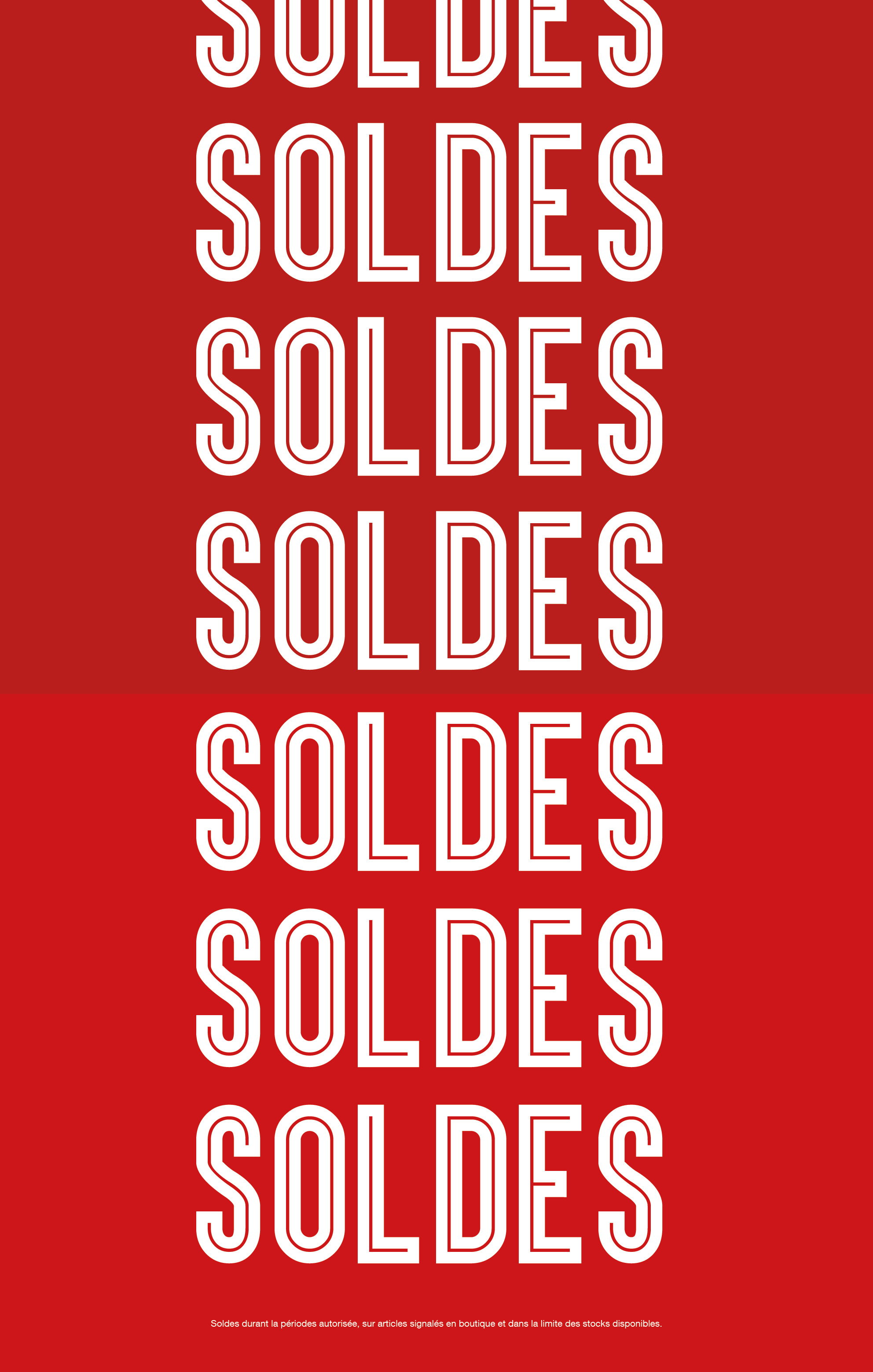 Affiche Soldes