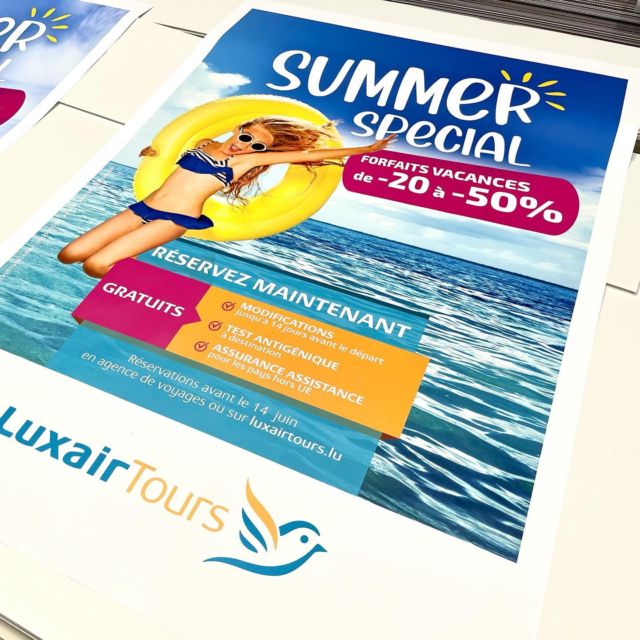 Comme un air de vacances dans nos ateliers en ce moment. ☀️
Impression de toutes vos affiches pour vos campagnes tactiques et #OOH, en J+2 et toujours au meilleur prix. 
➡️ www.dsimpression.fr 
➡️ www.impression.cool

#affiche #abribus #metrobus #impression #publicite #marketing #viedagence #dsimpression