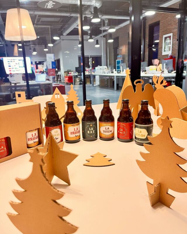 Notre collection de bière de Noël est prête ⭐️🎄
Réalisée par nos équipes avec le concours de L’ATELIER DE LA MALTERIE. 
Un goût et des noms savoureux ! 😄